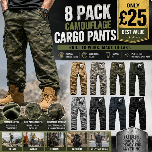 ⚡FINAL SALE⚡Men’s practical camouflage cargo pants